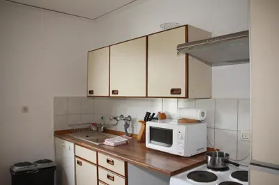 Küche/Küchenzeile in der Unterkunft Abels Appartements