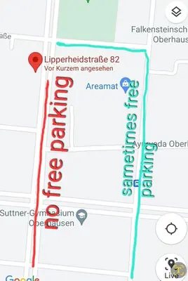 Grundriss der Unterkunft ELENA flat NELKE Oberhausen Zentrum CentrO Westfield
