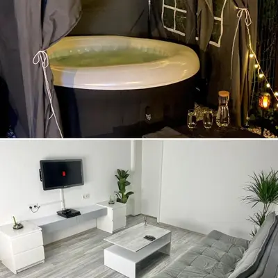 TV/Unterhaltungsangebot in der Unterkunft Wohnen direkt an der Rheinpromenade mit Whirlpool und Sauna