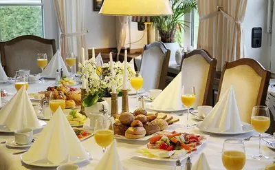 Essen im Hotel oder in der Nähe