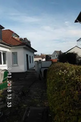 Das Gebäude in dem sich die Ferienwohnung befindet