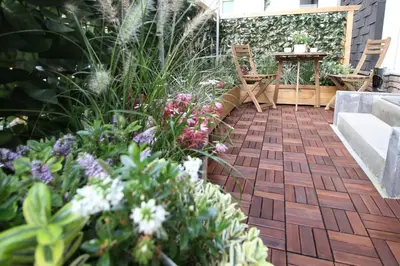 Ein Garten an der Unterkunft Wellnessapartment Nr1 mit Finnischer Sauna - Wallbox - Netflix - WLAN