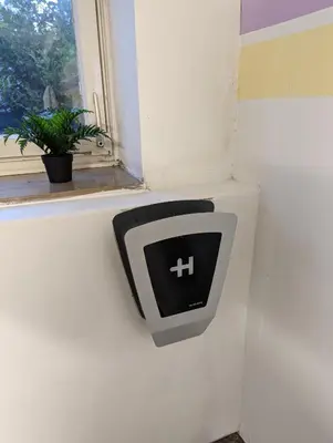 Grundriss der Unterkunft Melody Apartment mit E-Ladesäule und mobiler Klimaanlage