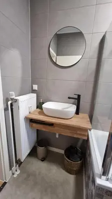 Ein Badezimmer in der Unterkunft FeWo Resse