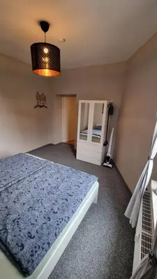 Ein Bett oder Betten in einem Zimmer der Unterkunft FeWo Resse