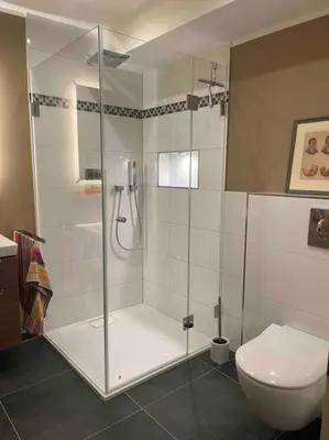 Ein Badezimmer in der Unterkunft Schöne ruhige Wohnung (42qm) in Messenähe!