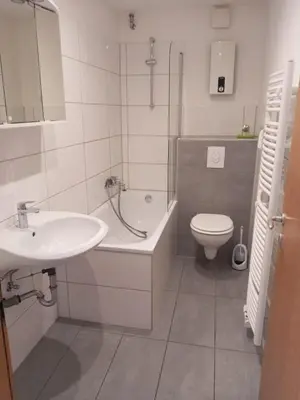 Ein Badezimmer in der Unterkunft Monteurzimmer/Ferienwohnung Bottrop