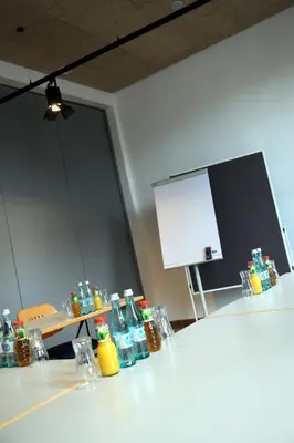 Der Geschäftsbereich oder Konferenzraum in der Unterkunft Jugendherberge Duisburg Landschaftspark