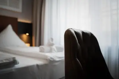Ein Bett oder Betten in einem Zimmer der Unterkunft JUNIK Apartments Oberhausen
