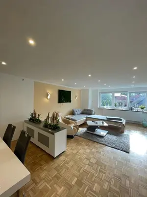 TV/Unterhaltungsangebot in der Unterkunft My Home Deluxe Ferienwohnung Sauna