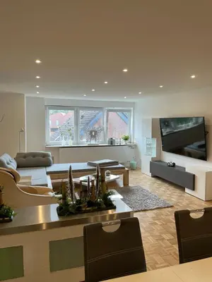 TV/Unterhaltungsangebot in der Unterkunft My Home Deluxe Ferienwohnung Sauna