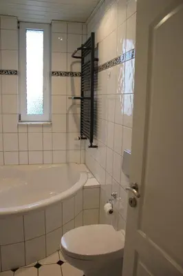 Ein Badezimmer in der Unterkunft Dorsten-Ferienwohnung, Hermannstraße