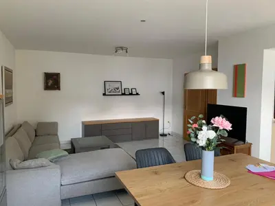 Ein Sitzbereich in der Unterkunft Dorsten-Ferienwohnung, Hermannstraße