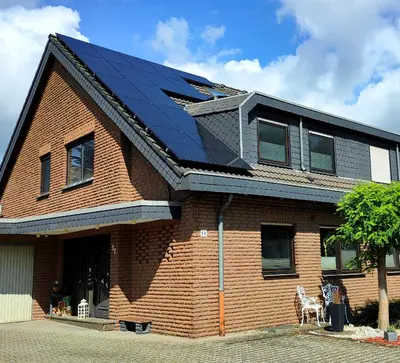 Das Gebäude in dem sich die Ferienwohnung befindet