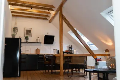 TV/Unterhaltungsangebot in der Unterkunft Moderne Apartments City Stadtnah -JUNIK Apartments