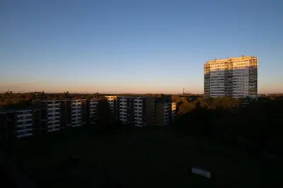 Das Gebäude in dem sich die Ferienwohnung befindet