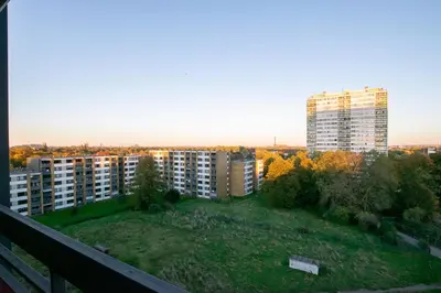 Das Gebäude in dem sich die Ferienwohnung befindet