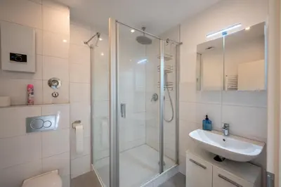 Ein Badezimmer in der Unterkunft HagenStay Eilpe 2