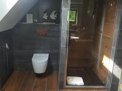 Ein Badezimmer in der Unterkunft Hotel Hilleringmann
