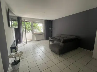 Ein Sitzbereich in der Unterkunft Monteurzimmer/Ferienwohnung Brauckstraße, Gladbeck
