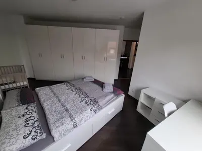 Ein Bett oder Betten in einem Zimmer der Unterkunft Monteurzimmer/Ferienwohnung Brauckstraße, Gladbeck