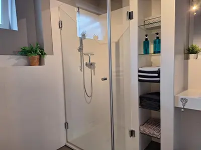 Ein Badezimmer in der Unterkunft Fewo RELAX
