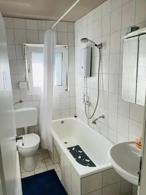 Ein Badezimmer in der Unterkunft Bei Daniel am Dortmunder Flughafen
