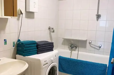 Ein Badezimmer in der Unterkunft 3 room holiday flat