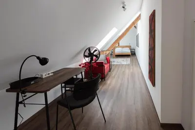 Grundriss der Unterkunft Lunas Appartements in der alten Schule Essen