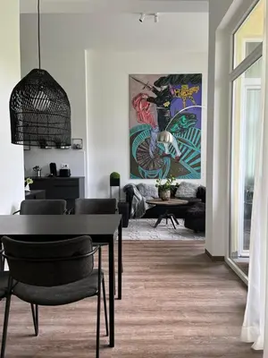 Grundriss der Unterkunft Lunas Appartements in der alten Schule Essen