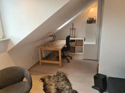 Ein Sitzbereich in der Unterkunft Grünental Oben