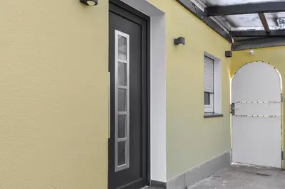 Grundriss der Unterkunft Apartment mit Terrasse, privater Eingang und Parkplatz