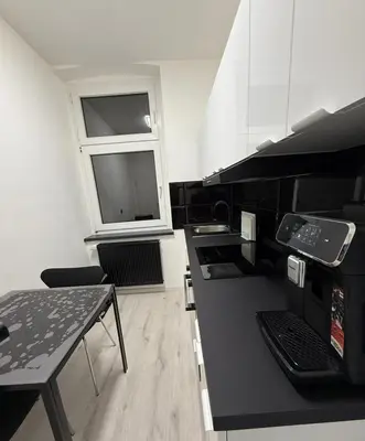 Küche/Küchenzeile in der Unterkunft Freshly renovated City Apartments Essen KITCHEN WIFI near Düsseldorf Airport