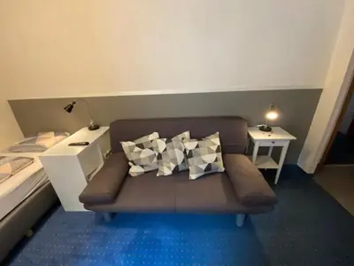 Ein Sitzbereich in der Unterkunft Apartments Starlight Hotel Wiesmann