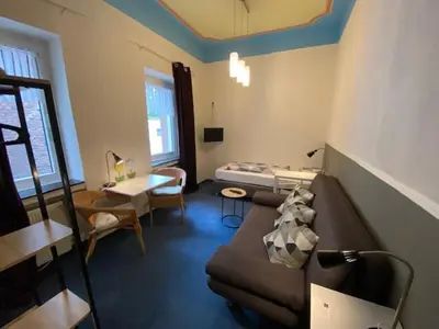 Ein Sitzbereich in der Unterkunft Apartments Starlight Hotel Wiesmann