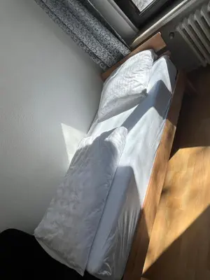 Ein Bett oder Betten in einem Zimmer der Unterkunft Zimmer für Monteure, Handwerker oder Reisende