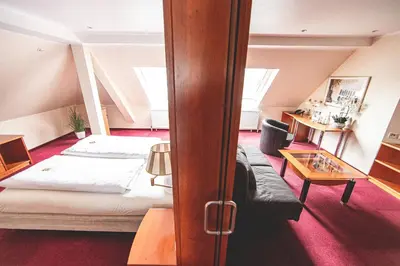 Ein Bett oder Betten in einem Zimmer der Unterkunft PLAZA INN Recklinghausen