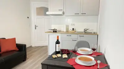 Küche/Küchenzeile in der Unterkunft JayBnB - Apartment in zentraler Lage zur Dortmunder Innenstadt
