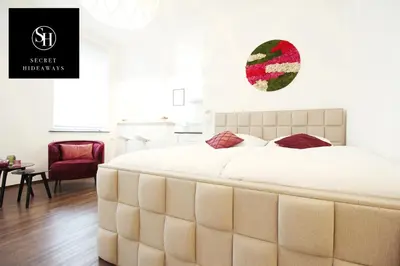 Ein Sitzbereich in der Unterkunft superior Apartment mit WiFi l 400m bis Uni l Messe l IGA 27 l Zoo Dui