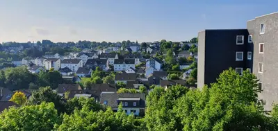 Ein allgemeiner Blick auf Radevormwald oder ein Stadtblick von der Ferienwohnung aus