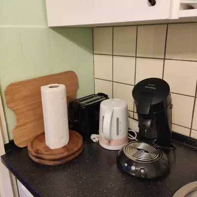 Küche/Küchenzeile in der Unterkunft Apartment Santana 4-59 mit Aufzug und Balkon