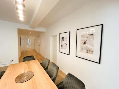 Der Geschäftsbereich oder Konferenzraum in der Unterkunft Centerapartments Premium DeLuxe