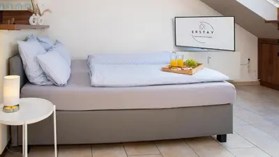Ein Sitzbereich in der Unterkunft Schöne gemütliche Wohnung in Marl