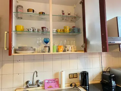Küche/Küchenzeile in der Unterkunft Schöne Wohnung zwischen Uni Duisburg und Hbf