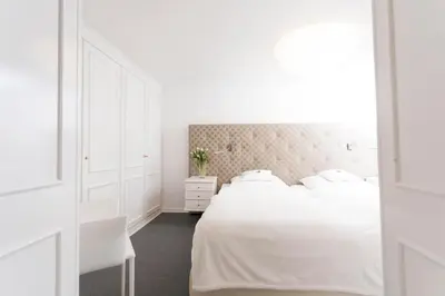 Ein Bett oder Betten in einem Zimmer der Unterkunft Haus Gerbens