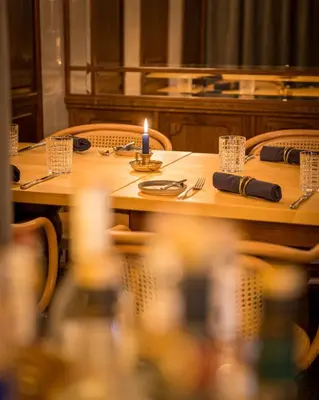 Ein Restaurant oder anderes Speiselokal in der Unterkunft Haus Gerbens