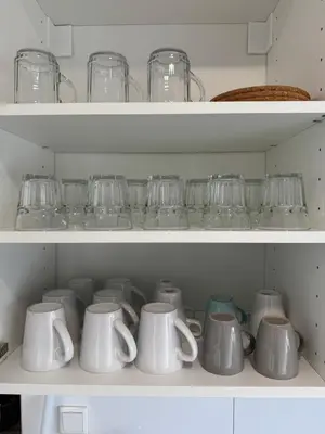 Küche/Küchenzeile in der Unterkunft Ferienwohnung Apartment Essen - Free Parking - WiFi - Kitchen