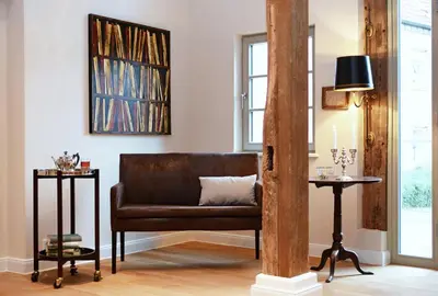Ein Sitzbereich in der Unterkunft Hotel No. 11