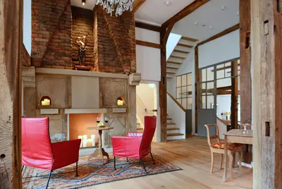 Ein Sitzbereich in der Unterkunft Hotel No. 11