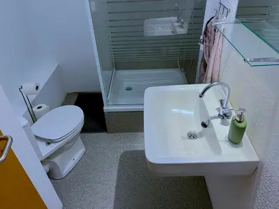 Ein Badezimmer in der Unterkunft Apartment in Gelsenkirchen